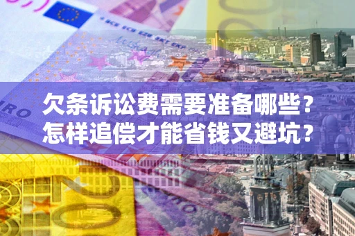北京欠条诉讼费需要准备哪些？怎样追偿才能省钱又避坑？