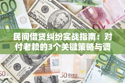 北京民间借贷纠纷实战指南：对付老赖的3个关键策略与调解盲区解析
