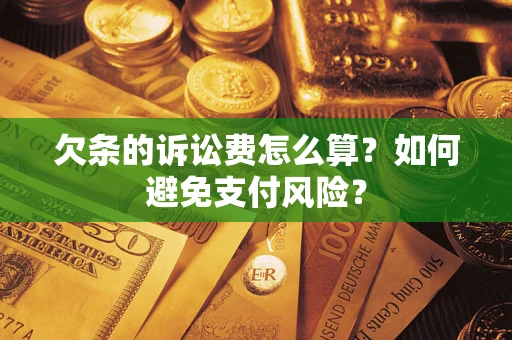 北京欠条的诉讼费怎么算？如何避免支付风险？